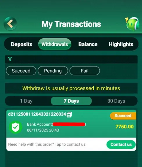SHARE SLOTS PAYMENT PROOF SCREENSHOT